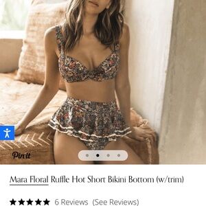 Montce Kayla Bikini Top in Mara Floral M